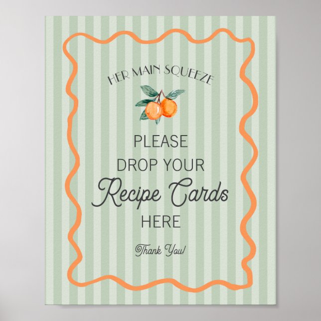 Poster Green Cutie Esmagamento Cítrico Compartilhe uma Re (Frente)