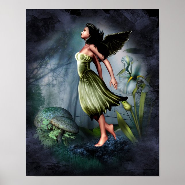 Poster Green Garden Angel (Frente)