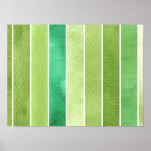 Pôster green great watercolor background - watercolor