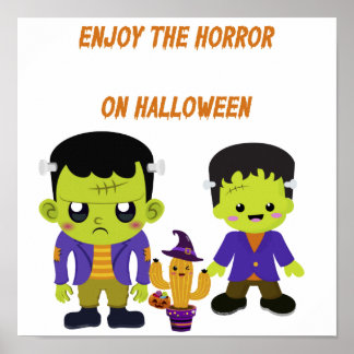 Poster Green Halloween