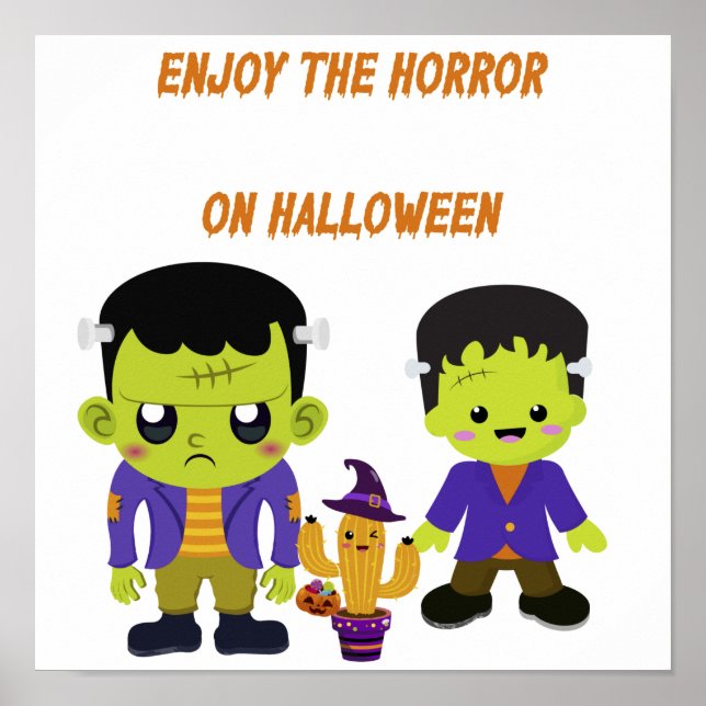 Poster Green Halloween (Frente)