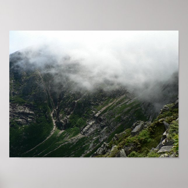 Poster Green Katahdin Mountainside, Maine (Frente)