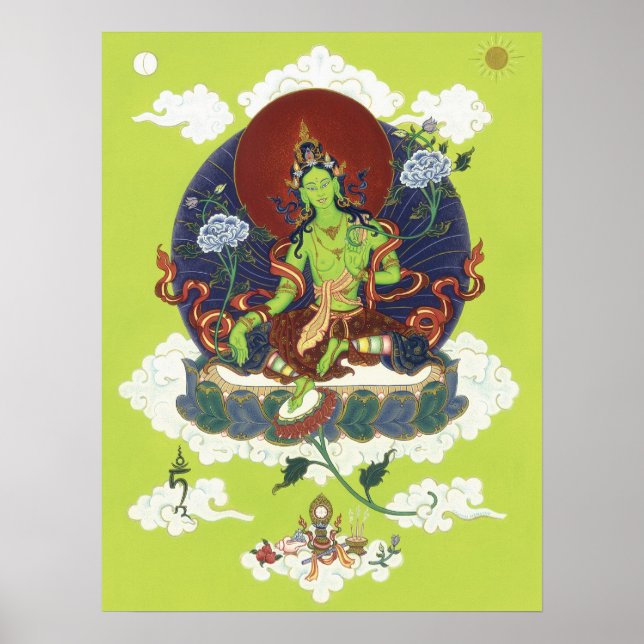 POSTER Green Tara - a partir de US$ 14,25 (Frente)