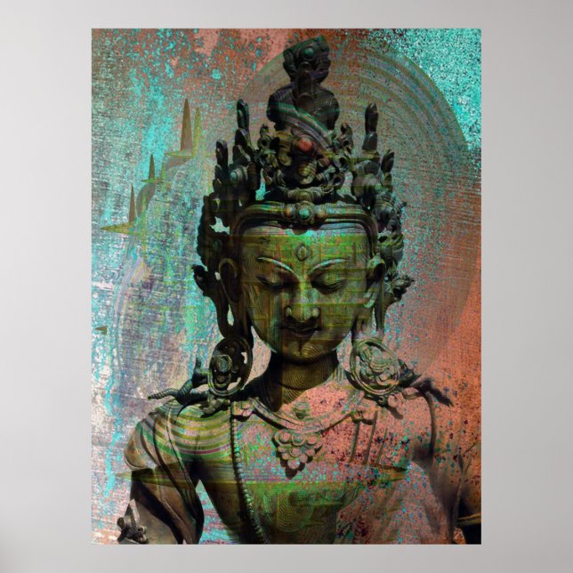 Poster Green Tara Dakini (Frente)