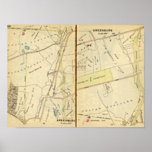 Poster Greenburg, New York 4