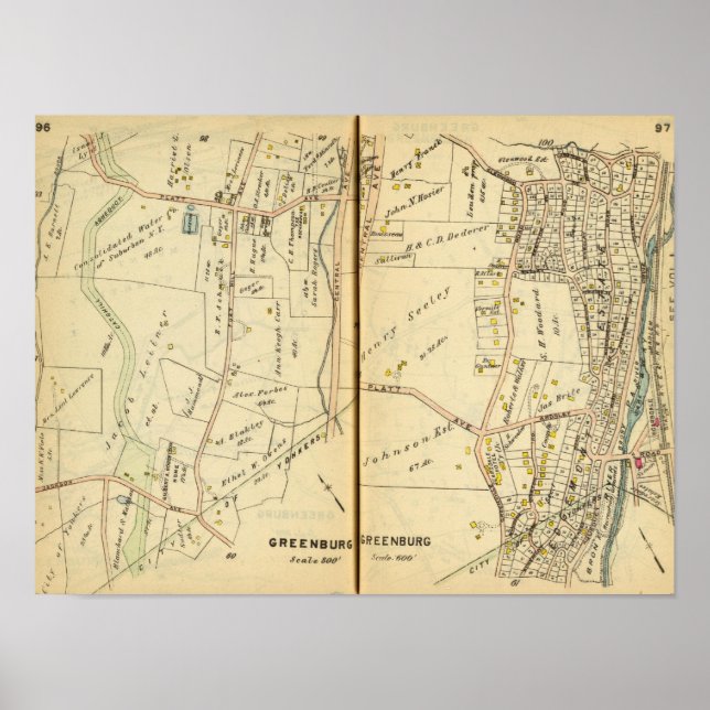 Pôster Greenburg, Nova Iorque 2 (Frente)