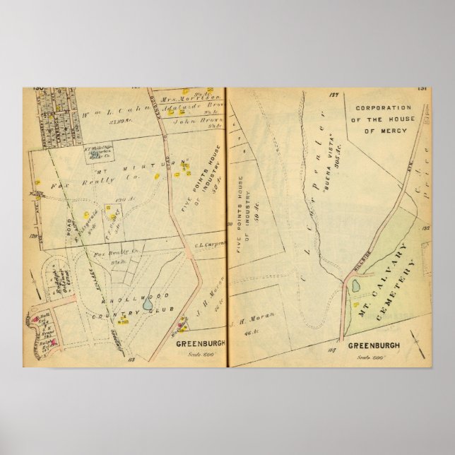 Pôster Greenburg, Nova Iorque 8 (Frente)