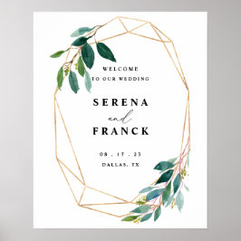 Poster Greenery Eucalyptus - Sinal de Boas-vindas, Casame