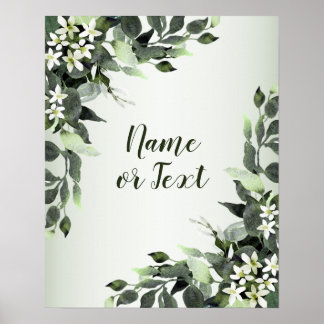 Poster Greenery Floral Eucalyptus Deixa Elegante