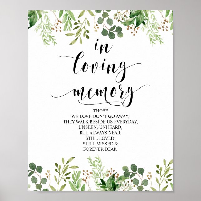 Poster Greenery no Adoro Memorial Sinal (Frente)