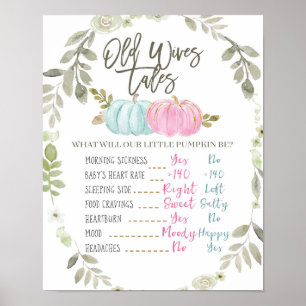 Poster Greenery Pumpkin Velho Esposas Histórias Revoluç