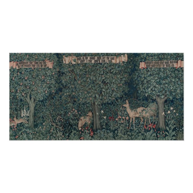 Pôster Greenery, Victorian Era Tapestry by Henry Dearle (Frente)