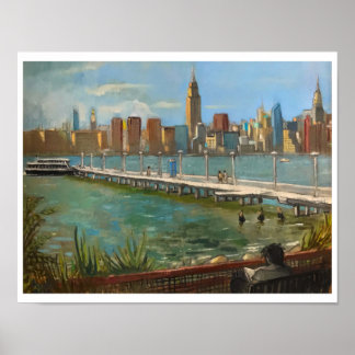 Poster "Greenpoint (Brooklyn NYC)" 11x14 pol | por M. Koc