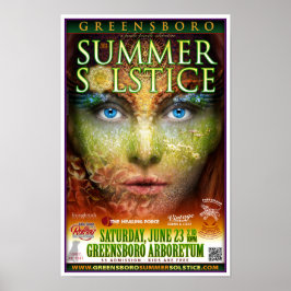 Poster Greensboro Solstício de Verão 2018 Lembrança