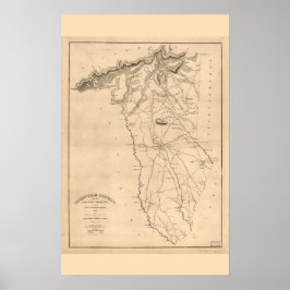 Pôster Greenville, SC Histórica Vintage Wall Art