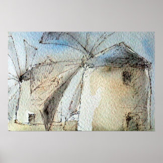 Pôster Grego para-brisas