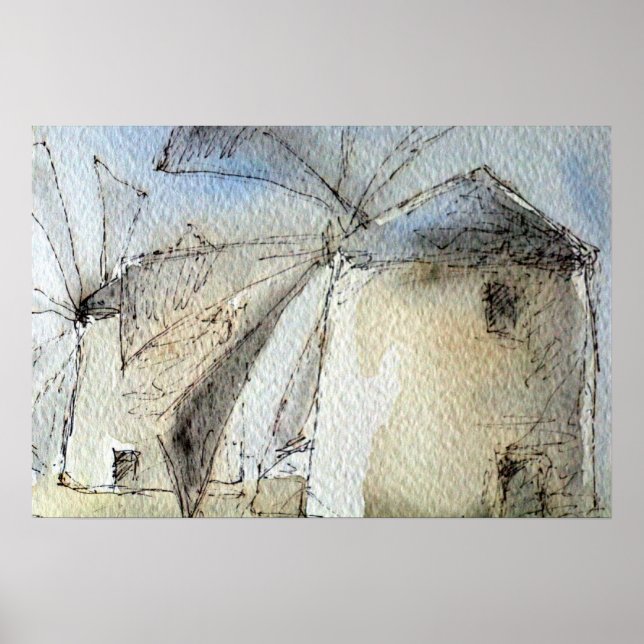 Pôster Grego para-brisas (Frente)