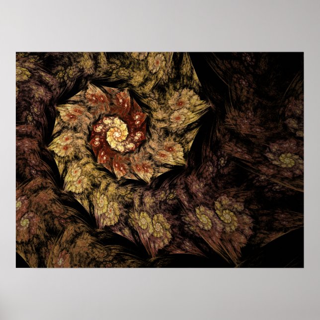 Pôster Gregorian Chant Fractal (Frente)