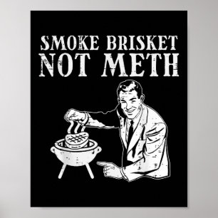 Poster Grelha Brisket Diversão Churrasco Barbecue Carne F