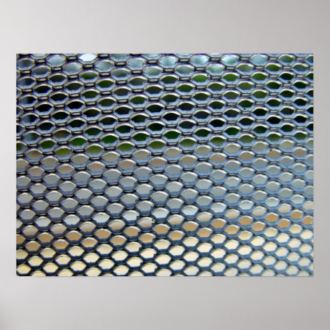 Pôster Grelha de aço inoxidável (Frente)