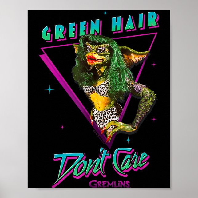 Poster Gremlins - Green Hair Don't Care  (Frente)