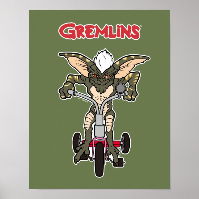 Poster Gremlins | Triciclo de pista de distribuição (Frente)