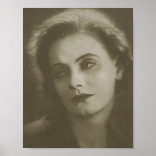 Poster Greta Garbo The Joyless Street Die freudose Gasse (Frente)