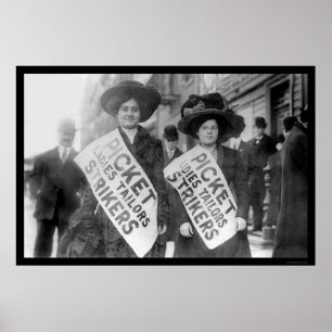 Poster Greve dos Trabalhadores do Vestuário, Nova Iorque 