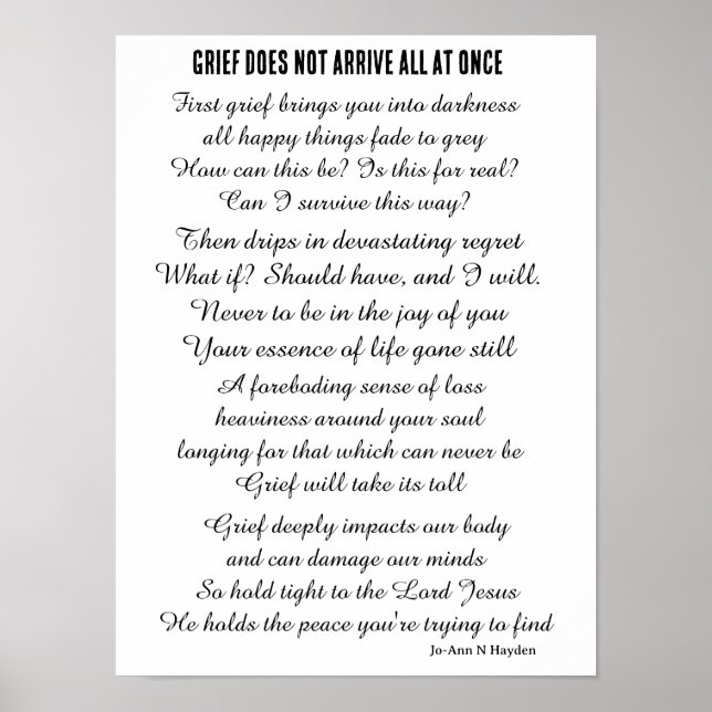 POSTER GRIEF (Frente)
