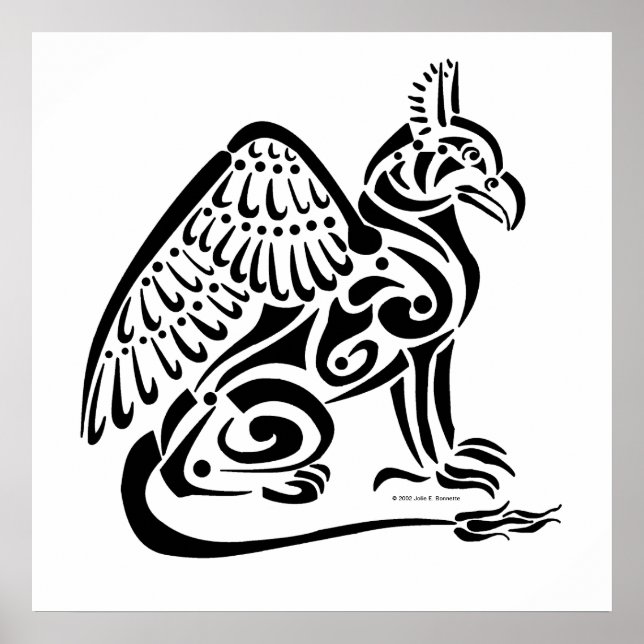 Poster Griffin (preto) (Frente)