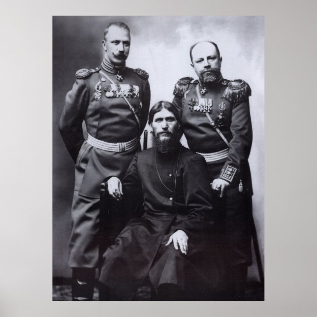 Pôster Grigori Rasputin General Putyatin Coronel Lotman (Frente)