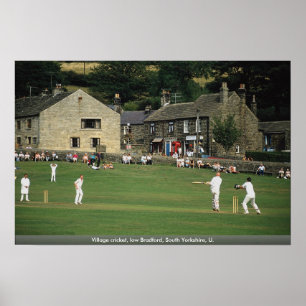 Poster Grilo da vila, baixo Bradford, South Yorkshire, U.