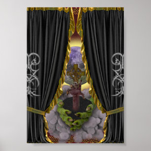 Poster Grimórios Afligidos de Necromancia & Maldições III