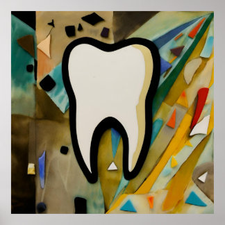 Poster Grin Politromático