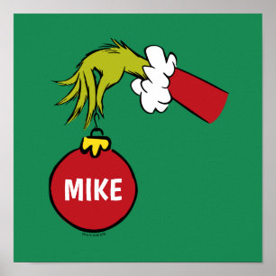 Poster Grinch   Enfeite Personalizado