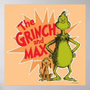 Poster Grinch Grinch & Max Starburst