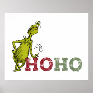 Poster Grinch Ho Ho Ho