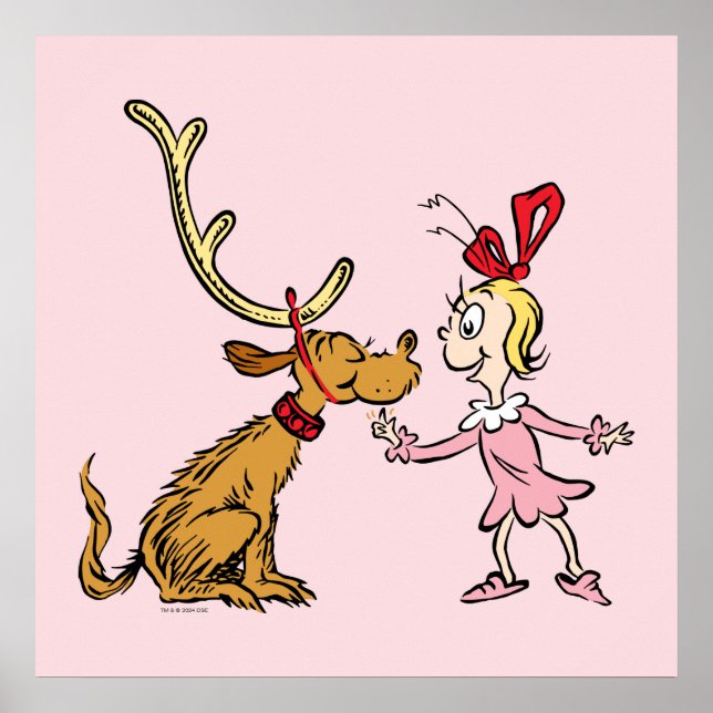 Poster Grinch | Max & Cindy Lou Quem (Frente)