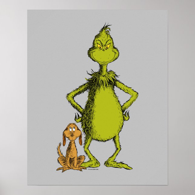 Poster Grinch | Max & Posição do Grinch (Frente)