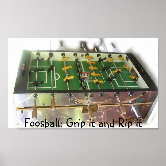 Pôster Gripe Foosball (Frente)