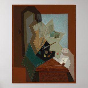 Poster Gris - A janela do pintor