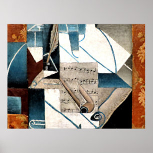 Poster Gris - Caneta e Tubo