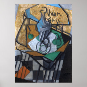 Poster Gris - Copos de Jarra e Copos
