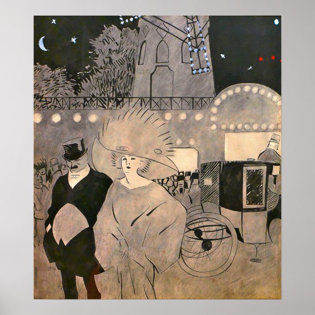 Poster Gris - Fora Do Café (Frente)