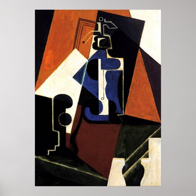 Pôster Gris - Frasco Seltzer e Vidro (Frente)