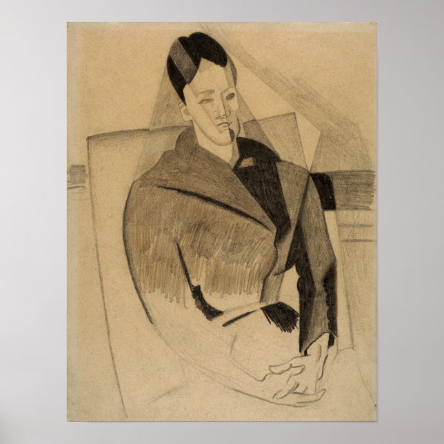 Poster Gris - Mme Cezanne, Depois de Cezanne (Frente)