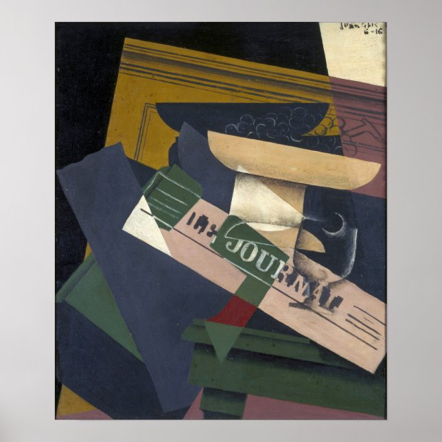 Poster Gris - Uvas 1916 (Frente)