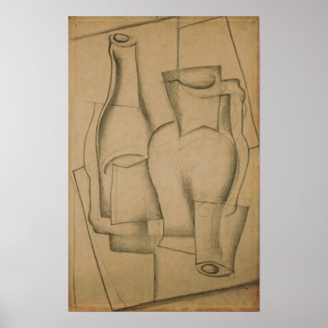 Poster Gris - Vida Estática Com Jug (Frente)