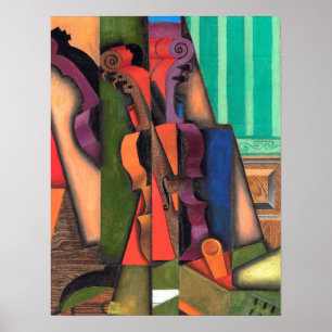Poster Gris - Violino E Guitarra
