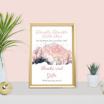 Poster Gritar Livros e Presentes de Chá Unicórnio Estrela<br><div class="desc">"Estrelinha brilhando, você sabe o quanto você é amado!" Junte-se a uma celebração como a futura mãe dá as boas-vindas à sua pequena estrela brilhante no mundo. Você é cordialmente convidado para um chá de fraldas temático Twinkle Twinkle Little Star em homenagem à futura mãe e a seu pacote de...</div>